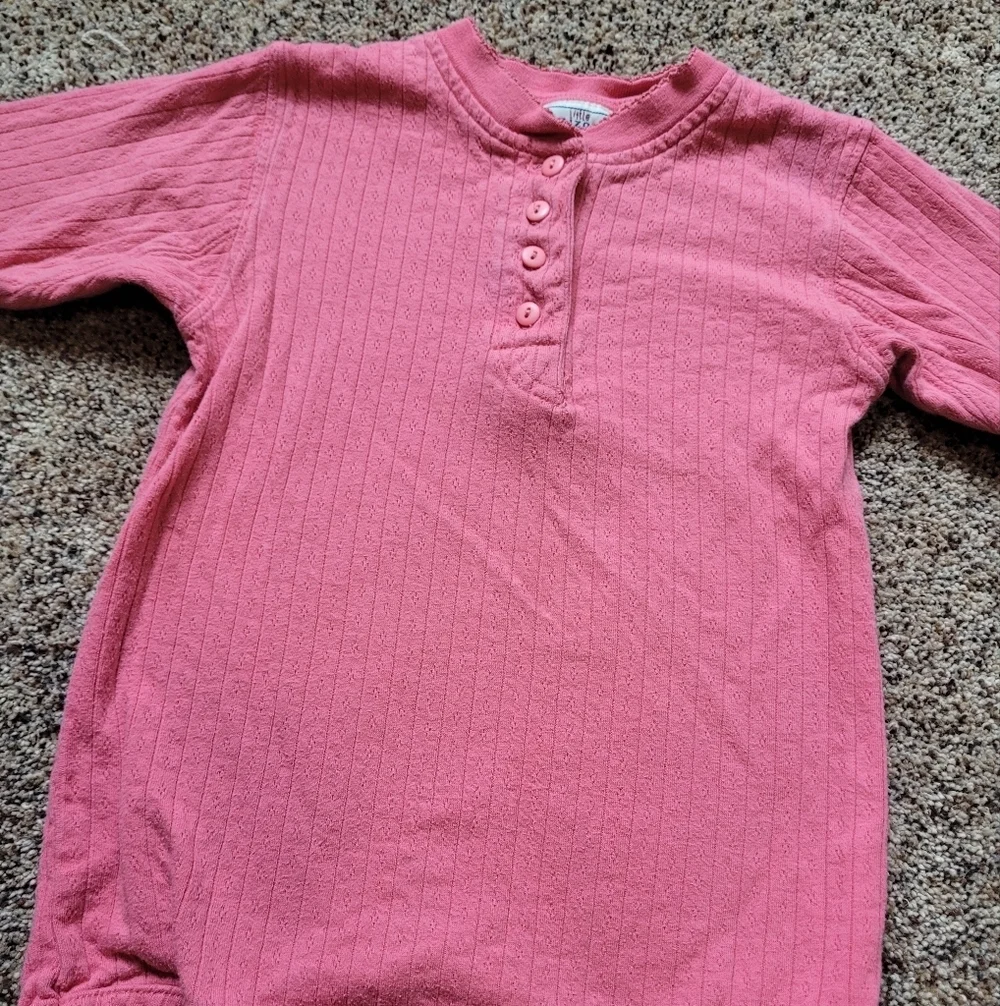 Vintage Little Arizona Jean Company Cotton Pink Top Size 24 Months